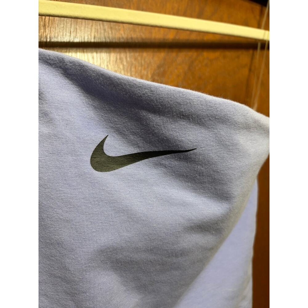 Nike One Shoulder Crop Top Lavender Athletic Activewear Size Small Purple - Picture 2 of 5